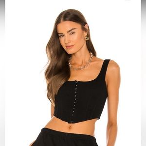 LPA Mika Corset Black REVOLVE